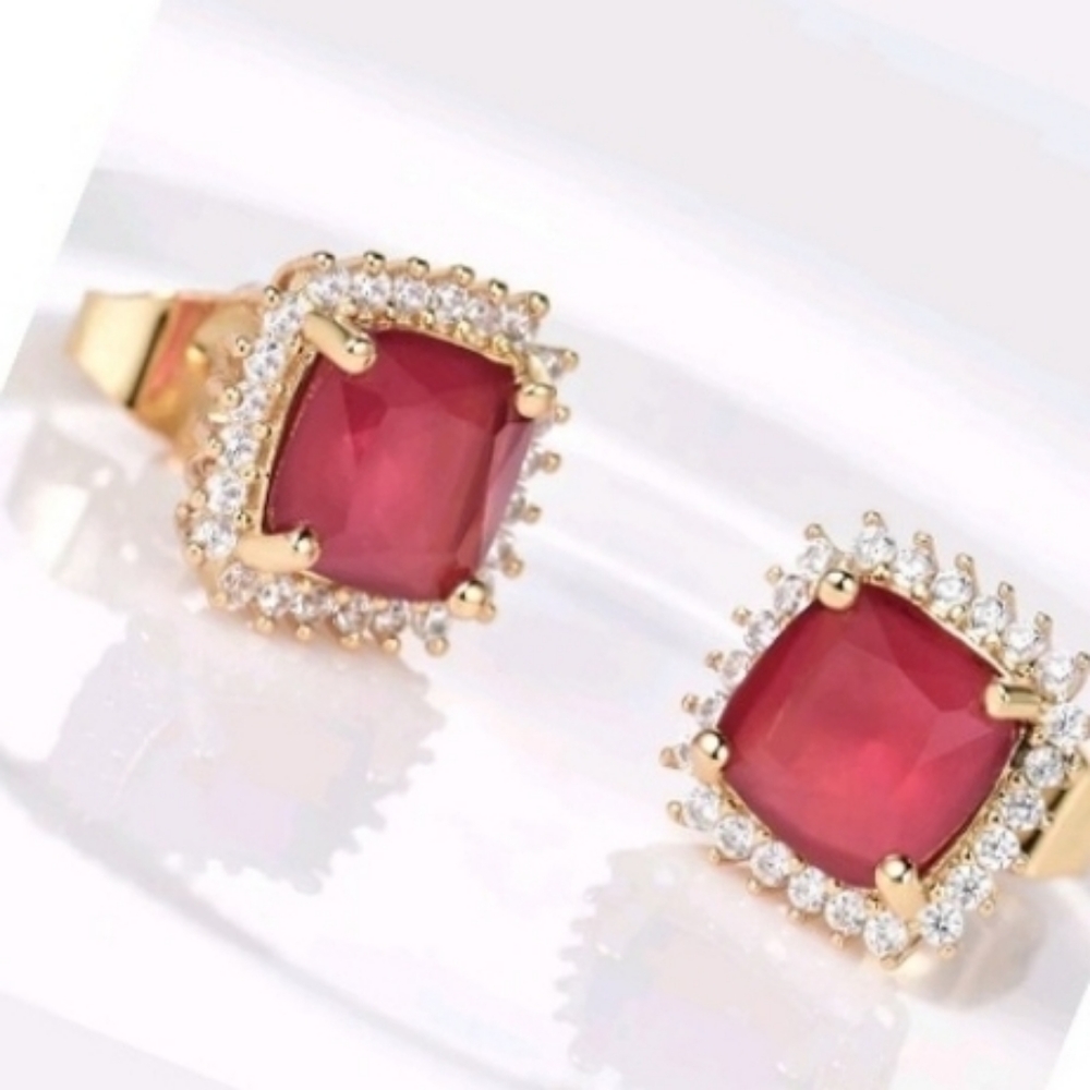 Women's men's 24K Yellow Gold Filled Lab Diamond